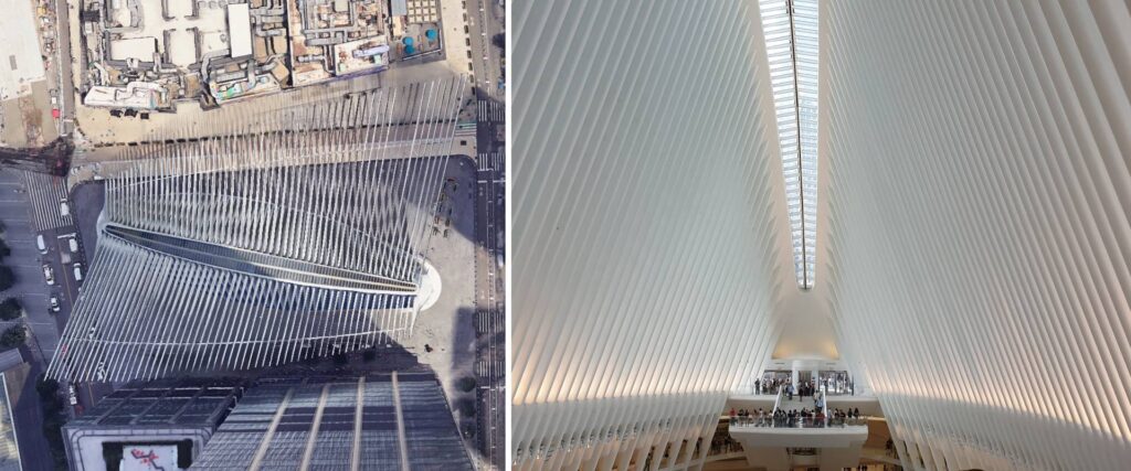 Lumina „Catedralelor” contemporane - Oculus semnat de arhitectul Santiago Calatrava // New York